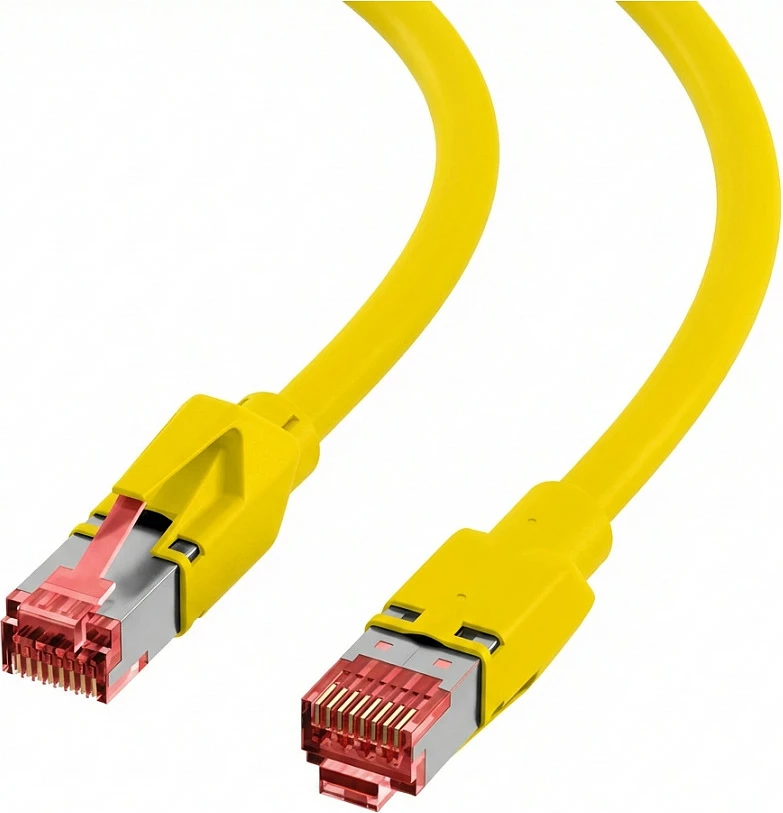 Kabllo rrjeti SECOMP DTWYLER CU 7702 Cat6 S/FTP, 2 m, LSOH, Hirose TM21, e verdhë