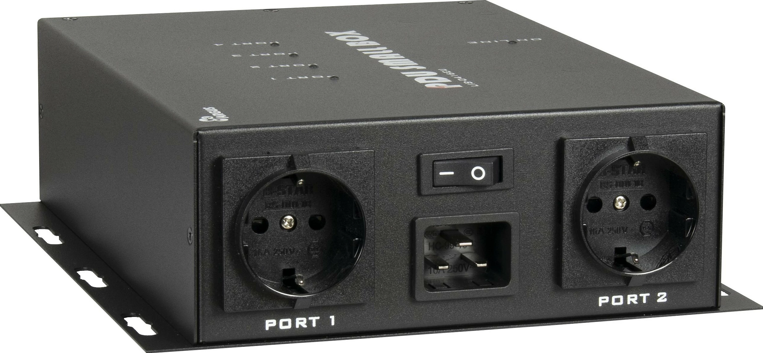 PDU Inter-Tech IPC PDU SA-0416EU, 16A, 4 priza të kontrollueshme, e zezë