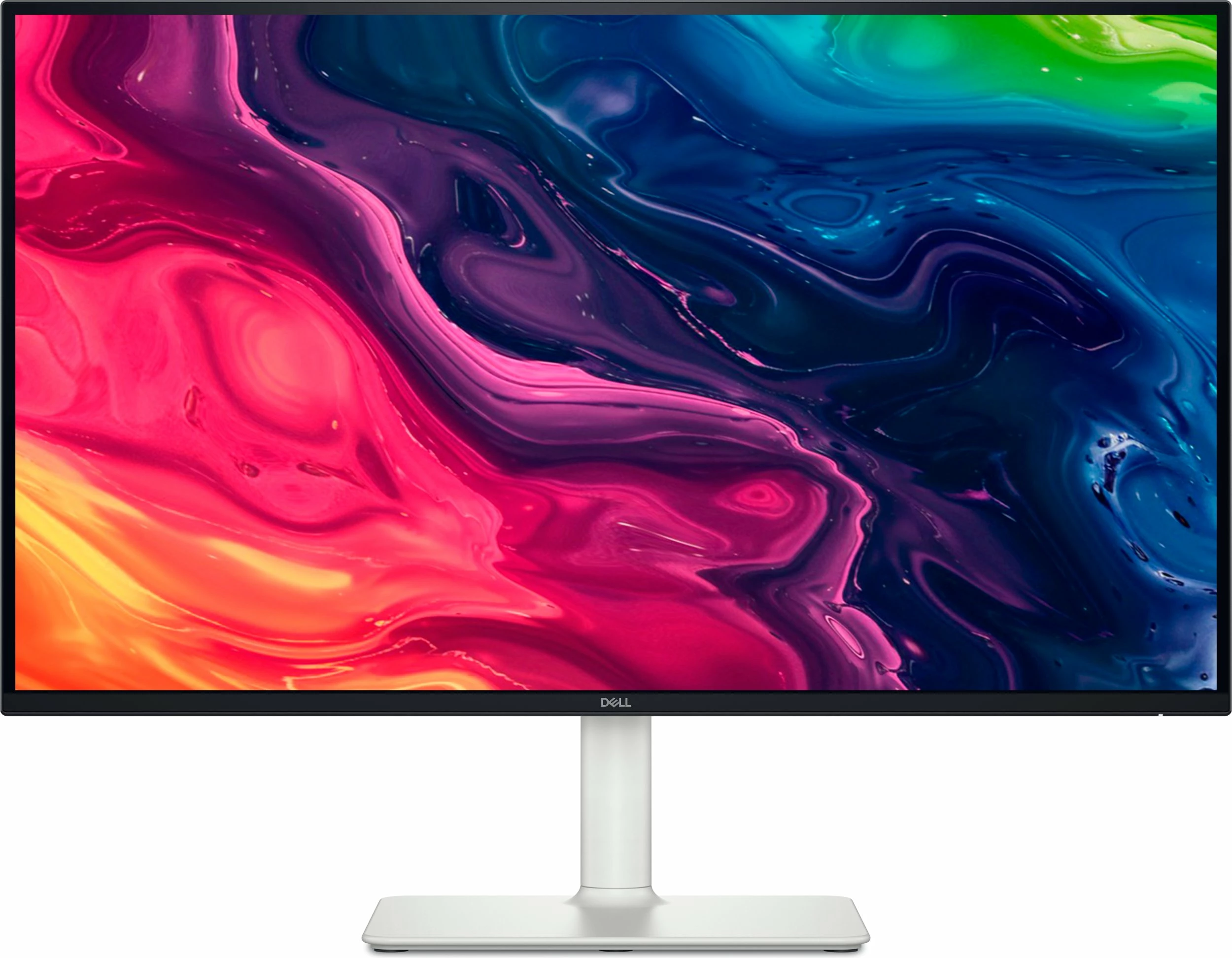 Monitor Dell S2725QS (210-BQWM) 27\" 4K UHD IPS 120Hz FreeSync, me altoparlantë 10W, bardhë/argjendtë