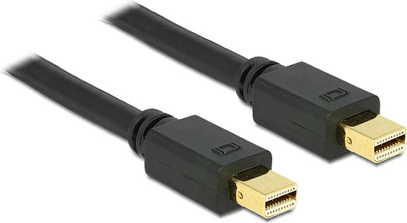 Kablë Mini DisplayPort DeLOCK 83477, 5 m, DP 1.2, 4K, i zi