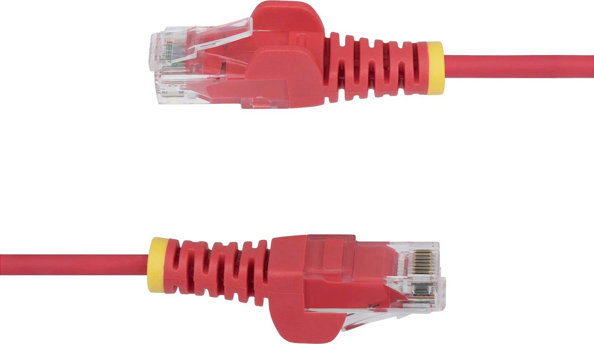 Kabllo rrjeti StarTech Slim Cat6 2.5m, PoE++ 100W, RJ45, e kuqe
