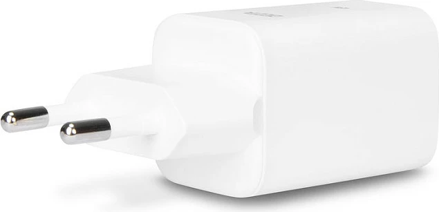 Karikues muri DICOTA 2-port GaN 45W, EU, i bardhë