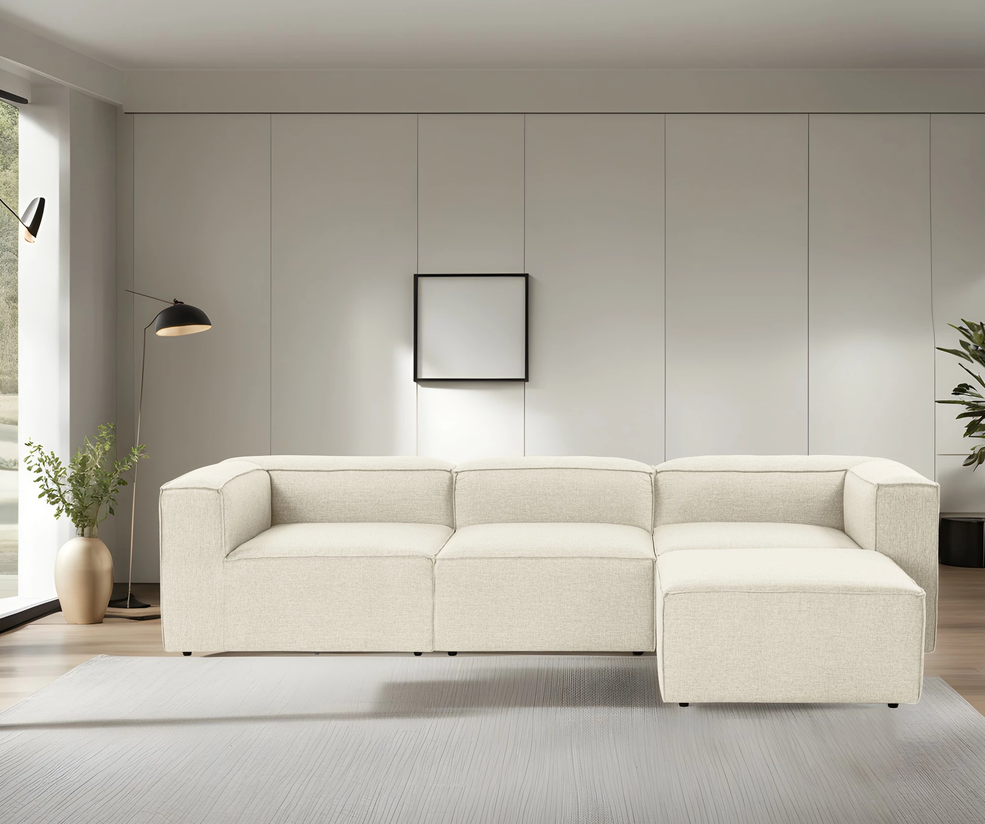 Këndare Atelier del Sofa, Fora, ngjyrë ecru