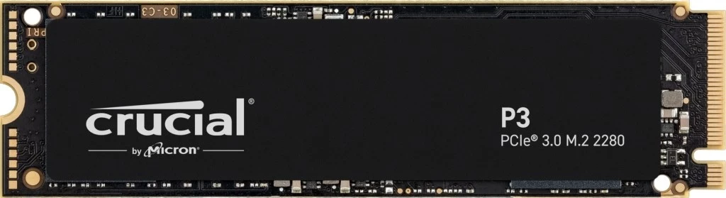 Disk Crucial SSD,  P3 M.2 PCI-e NVMe,  2TB