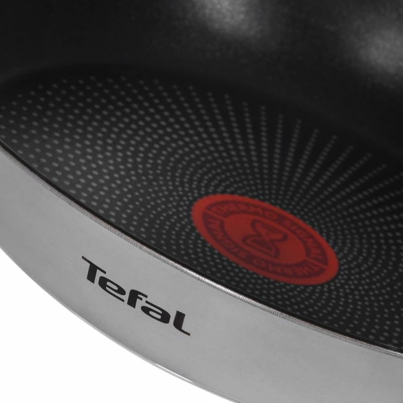 Tiganë Tefal Duetto+ G732S255, inox/zeza, set 2 copë (24/28 cm)