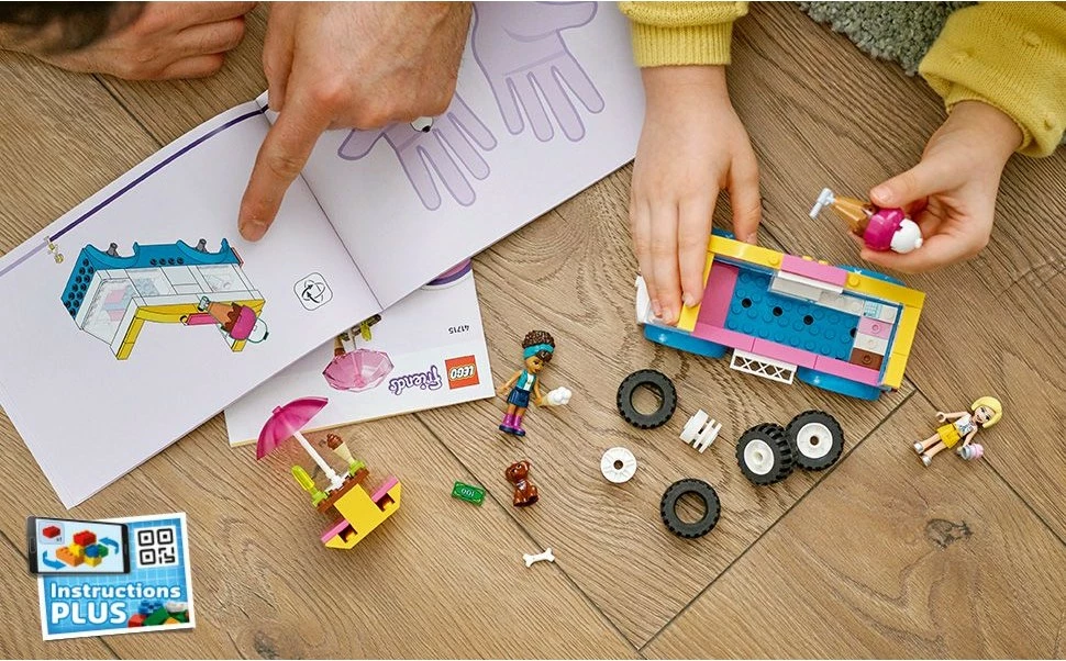 Set ndërtimi LEGO Friends 41715 me furgon akulloresh, 84 pjesë, shumëngjyrësh
