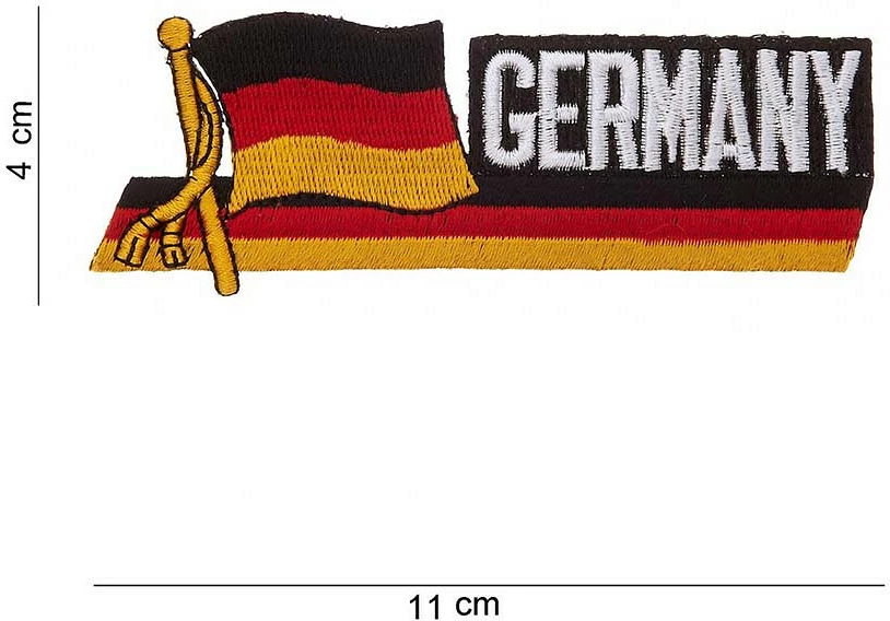 Emblema pëlhure Fostex Garments Patch waving flag Germany #1033