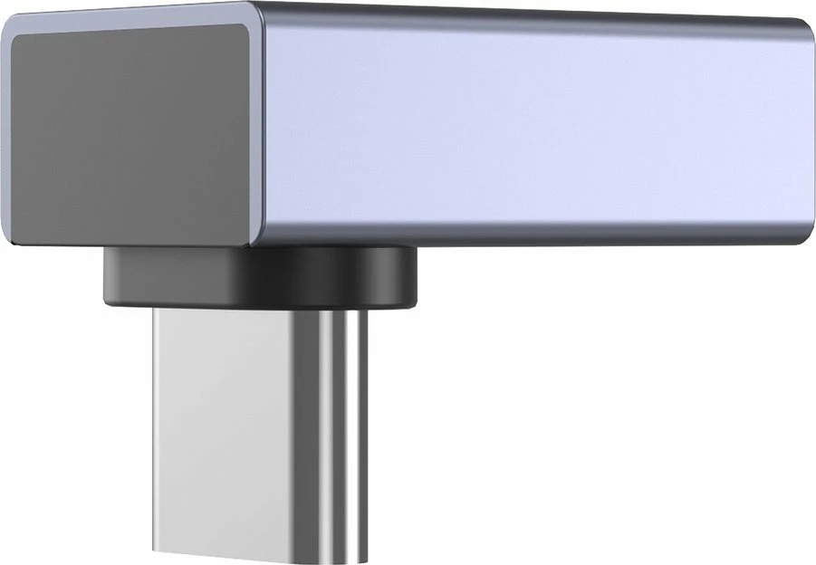 Adapter USB-C Unitek A1039GY01, këndor, 40Gbps, 240W PD, 8K/60Hz, gri