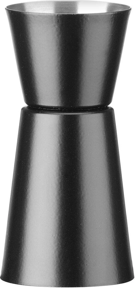 Set aksesorësh barmeni, BarUp Barkit in Tube, Boston shaker 500/800 ml, xhiger 25/50 ml, lugë spirale 27 cm, sitë Hawthorne, grirës (muddler), tub kartoni, diametër 120 x 320 mm, e zezë