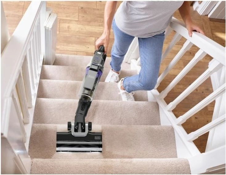 Fshesë me bateri BLACK+DECKER BSV520BRP-QW, e zezë