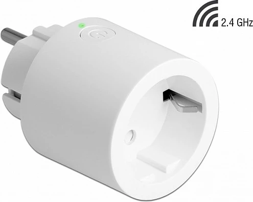 Switch prizë Wi‑Fi DeLOCK MQTT me matje energjie, CEE 7/3, 16A 230V, e bardhë