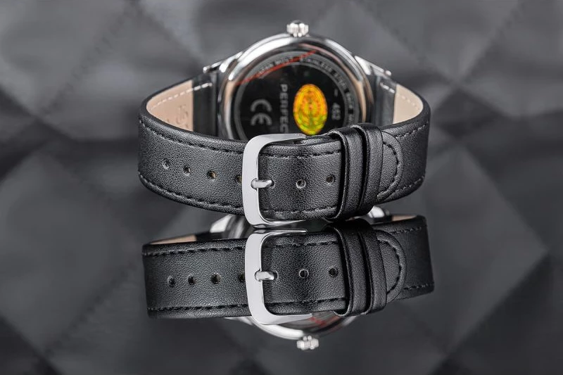 Orë dore meshkuj PERFECT GXB452-01, e zezë