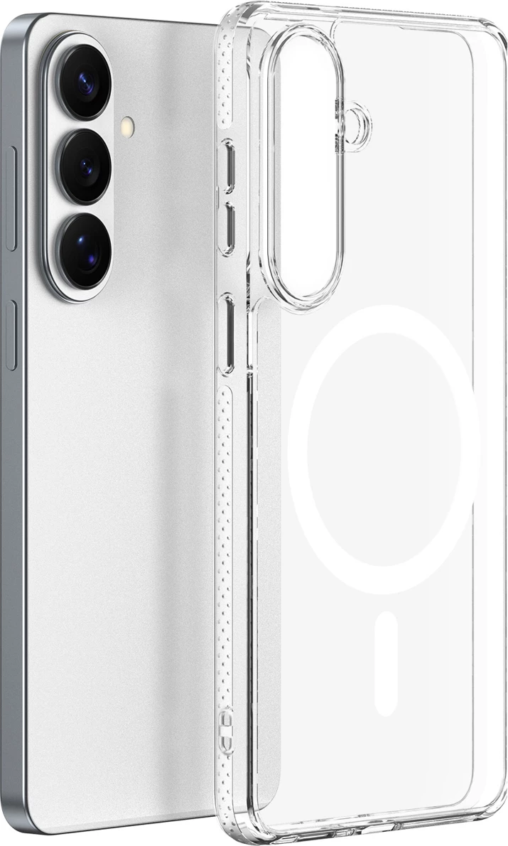 Mbështjellës Dux Ducis Clin Mag për Samsung Galaxy S26, kompatibil me MagSafe, TPU/PC, transparent, në kuti