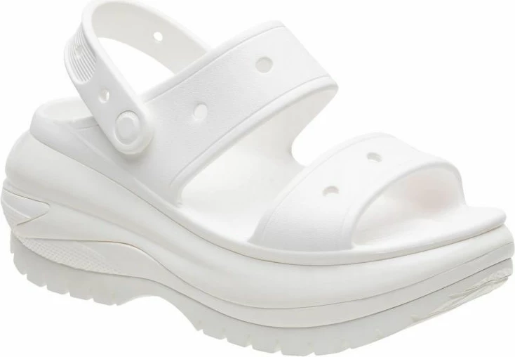 Papuqe për femra Crocs, të bardha