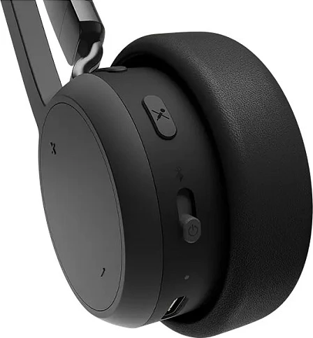 Kufje wireless Lenovo 4XD1Q30302, Bluetooth 5.3, mikrofon me reduktim zhurme, 60h, të zeza