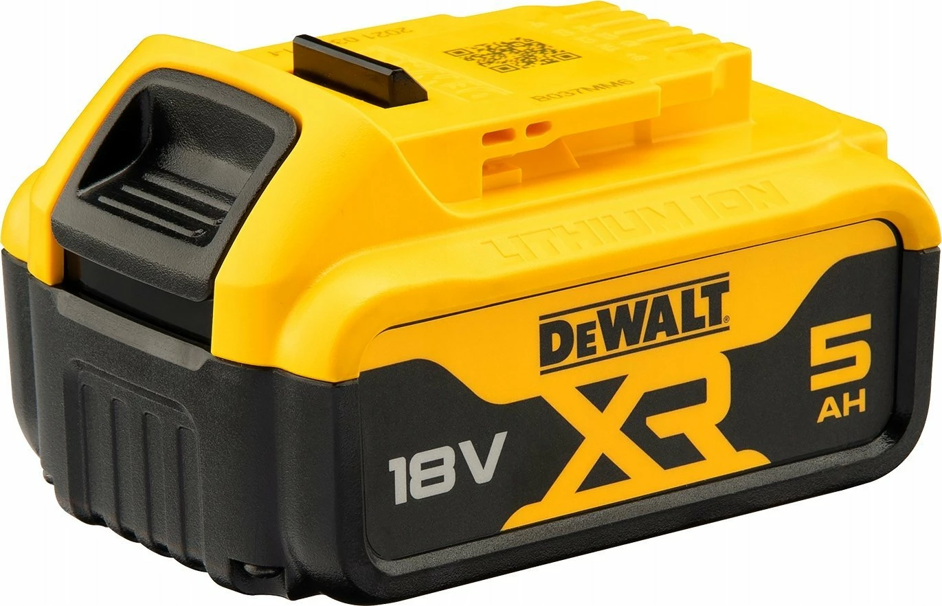 Bateri DeWalt XR DCB184 18V 5.0Ah Li-Ion, e verdhë/zezë