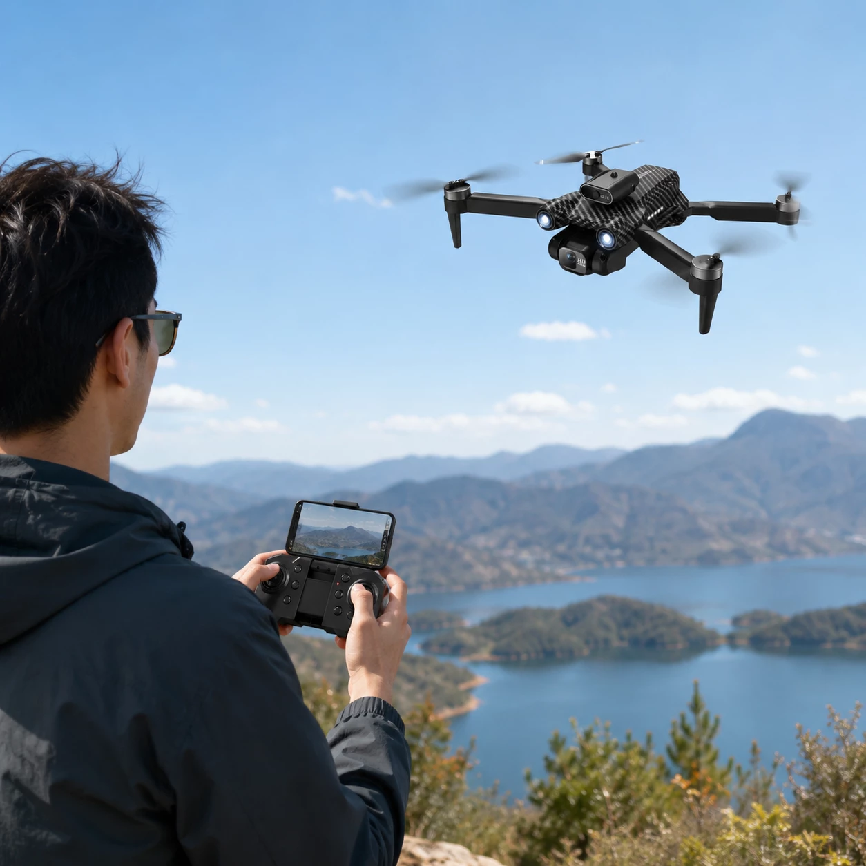 Mini Dron i Palosshëm me Kamera të Dyfishtë 8K, Shmangie Pengesash, Optical Flow dhe TelekomandëMini Dron i Palosshëm me Kamera të Dyfishtë 8K, Shmangie Pengesash, Optical Flow dhe Telekomandë