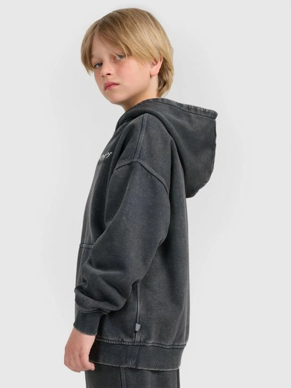 Duks me kapuç për djem 4F, gri