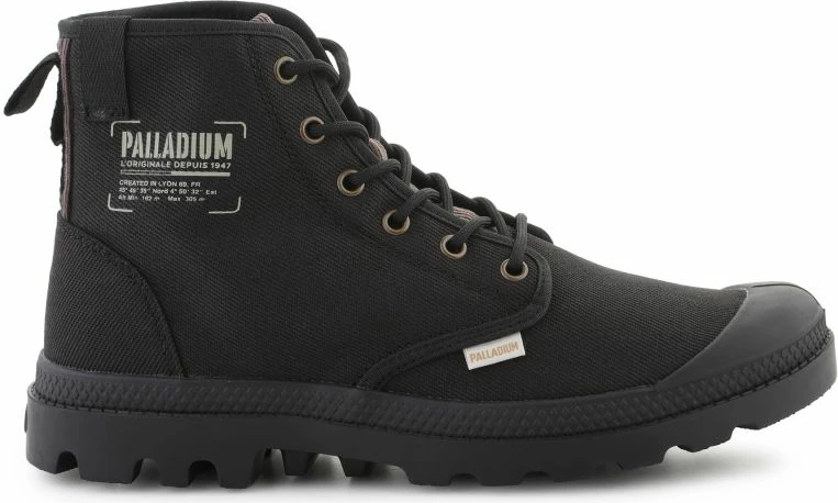 Këpucë Palladium unisex, të zeza [Madhësia: 44]