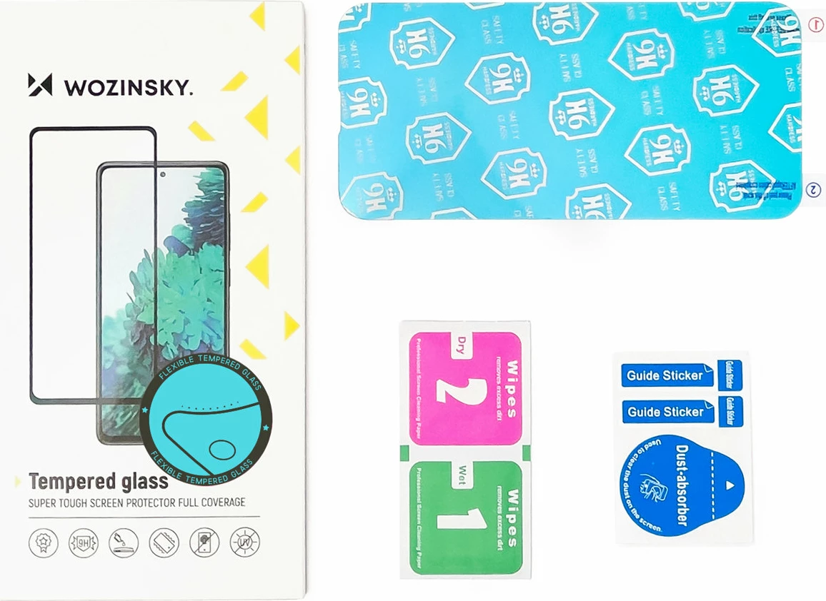 Mbështjellës xhami Wozinsky Full Cover Flexi Nano për Samsung Galaxy A73, transparent