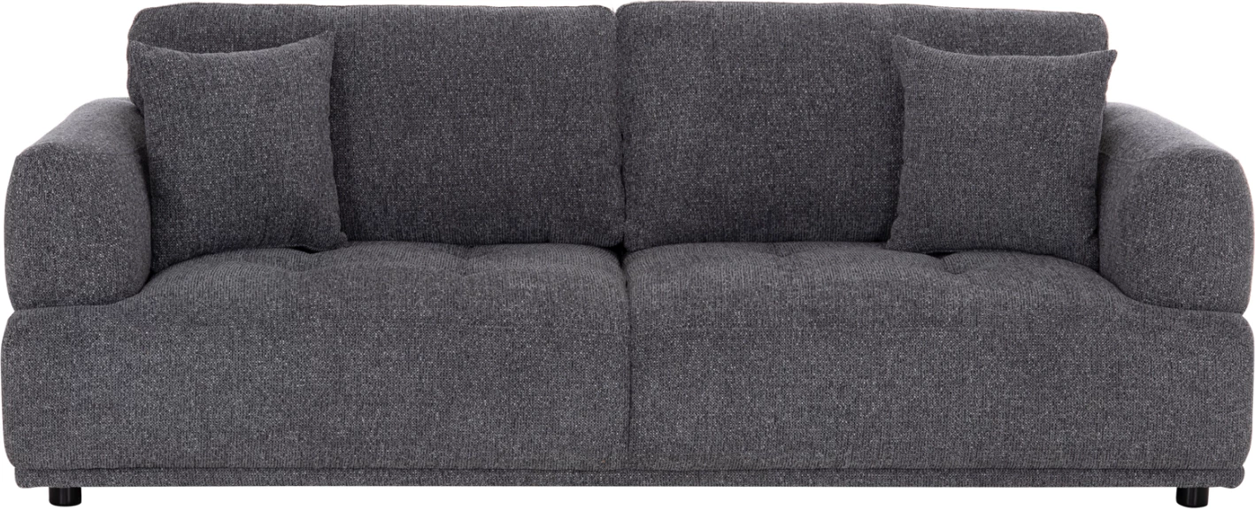 Divan treshe STRUCTO, material gri, 227x94x88cm