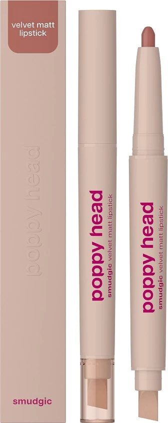 Laps për buzë për femra Poppy Head Smudgic Matte 03 Dusky Allure 0.85g