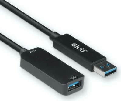 Kabllo USB zgjatës Club3D USB 3.2, 5m, 10Gbps, e zezë