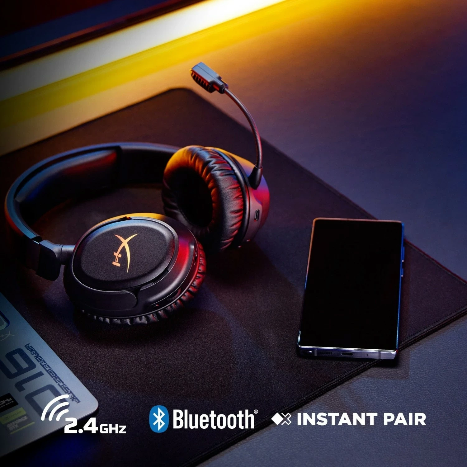 Kufje wireless HyperX Cloud Flight 2, me mikrofon të ndashëm, për PC/PS4/PS5/Switch, e zezë