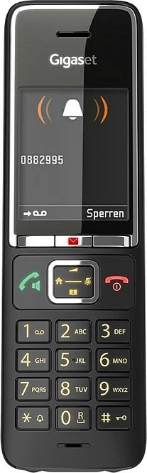 Telefon fiks pa kabllo Gigaset COMFORT 550, ekran 2.2", speakerphone, 200 kontakte, Caller ID, i zi