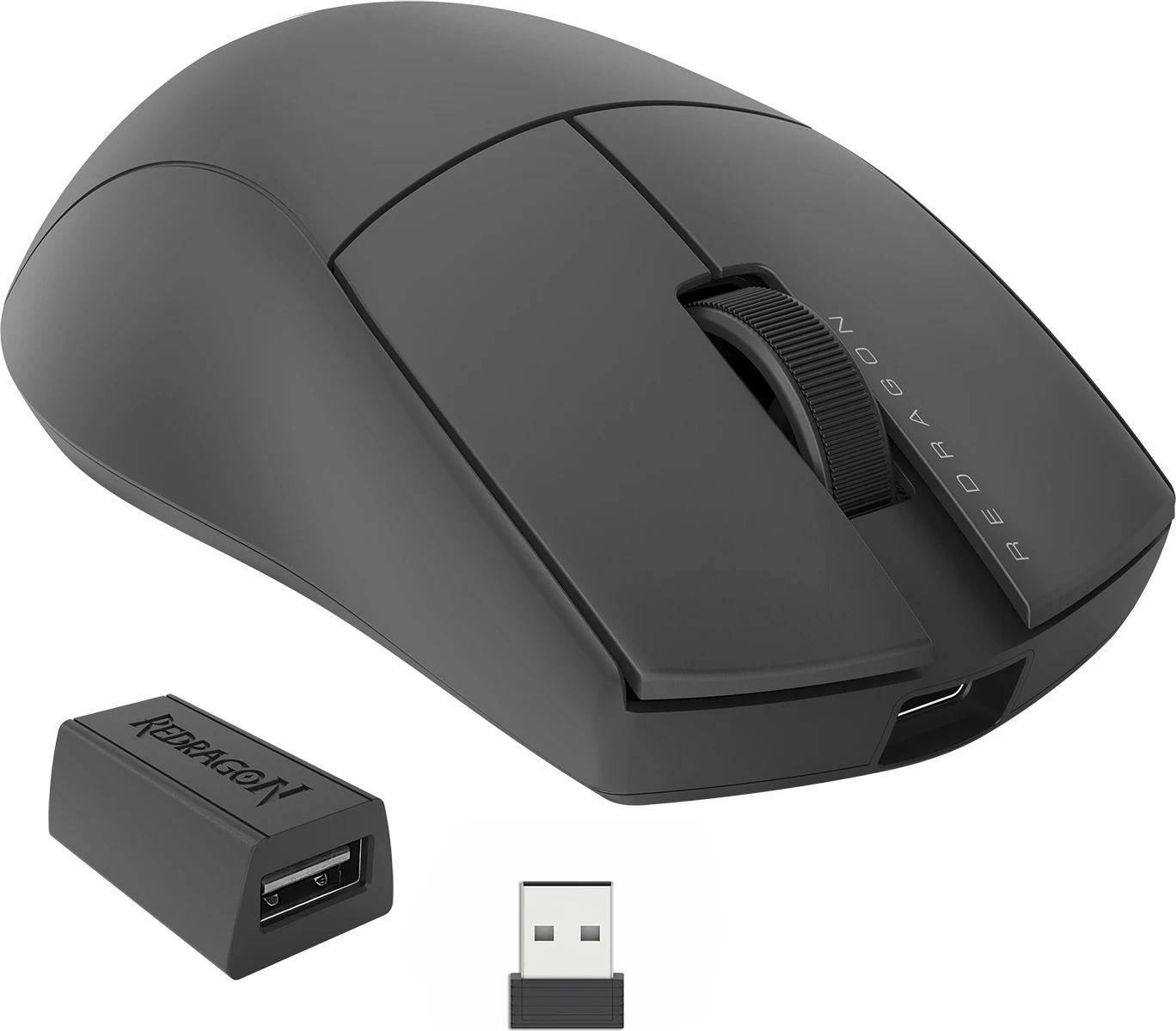 Maus gaming Redragon K1NG Standard M916-STD-1K, wired/2.4G/BT, 49 g, 24000 DPI, 1000 Hz, 5 butona, e zezë