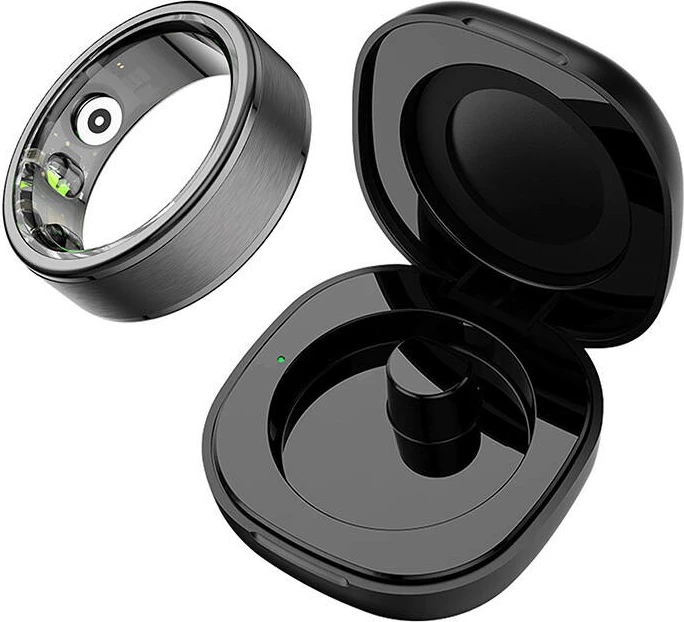 Unazë inteligjente Colmi R03, 18.1mm, madhësia 8, e zezë