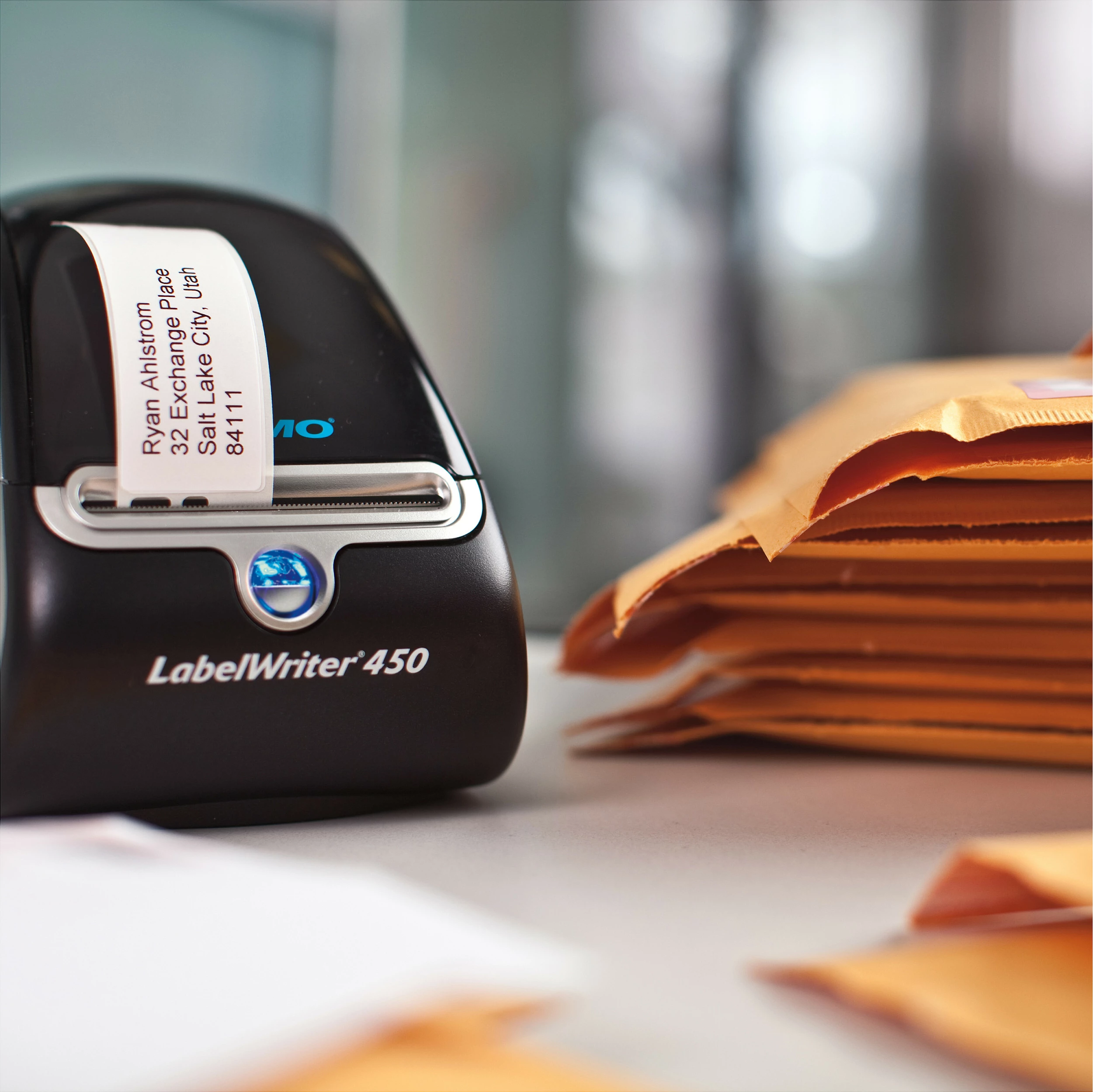 Etiketa Dymo LabelWriter 28 x 89 mm, 2x130 copë, zi në të bardhë