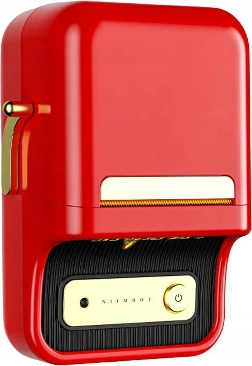 Printer etiketa NiiMbot B21S, portativ, 1200 mAh, i kuq