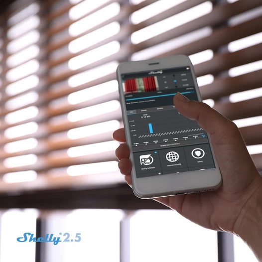 Ndërprerës inteligjent Shelly Pro 2PM