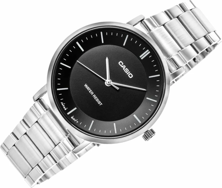 Orë dore për meshkuj CASIO, argjendtë