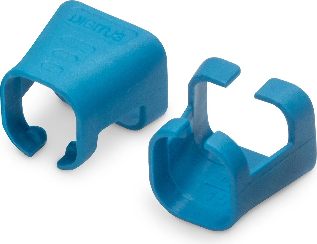 Klipsa ngjyre per patch kabllo Digitus, 100 copë, PVC, për Cat5e/6, kaltër