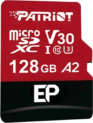 Kartelë memorie Patriot Memory EP A2 128 GB MicroSDXC, E zezë