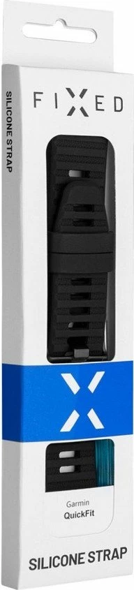 Rrip silikoni Smartwatch Fixed QuickFit FIXSST-QF22MM-BK 22 mm, i zi