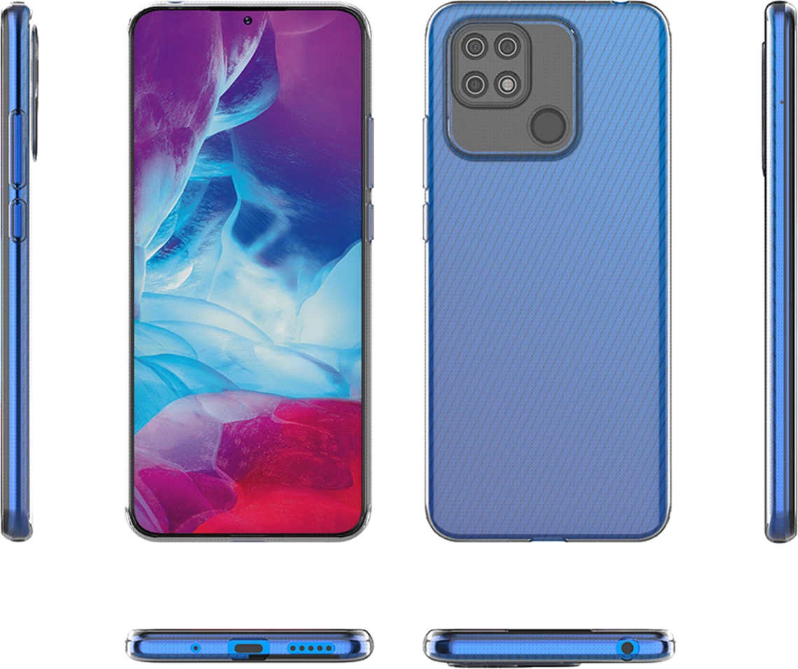 Mbështjellës Hurtel Ultra Clear 0.5mm për Xiaomi Poco C40, Transparent