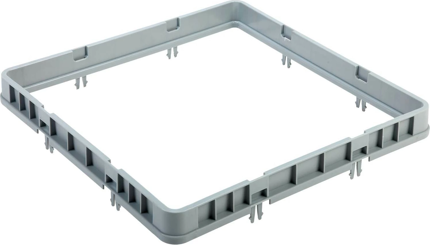 Zgjatues i hapur për shportë gotash, Amerbox, 500x500x75 mm, gri