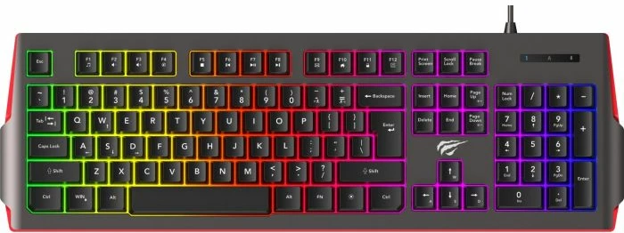 Tastierë gaming HAVIT Gamenote HV-KB866L, USB, RGB LED, layout SLO, 105 taste, e zezë