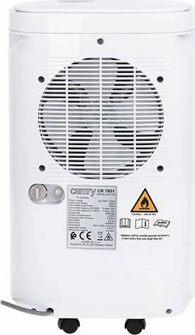 Dehumidifikues ajri Camry CR 7851 10L/24h rezervuar 2.2L 245W për 60 m² i bardhë