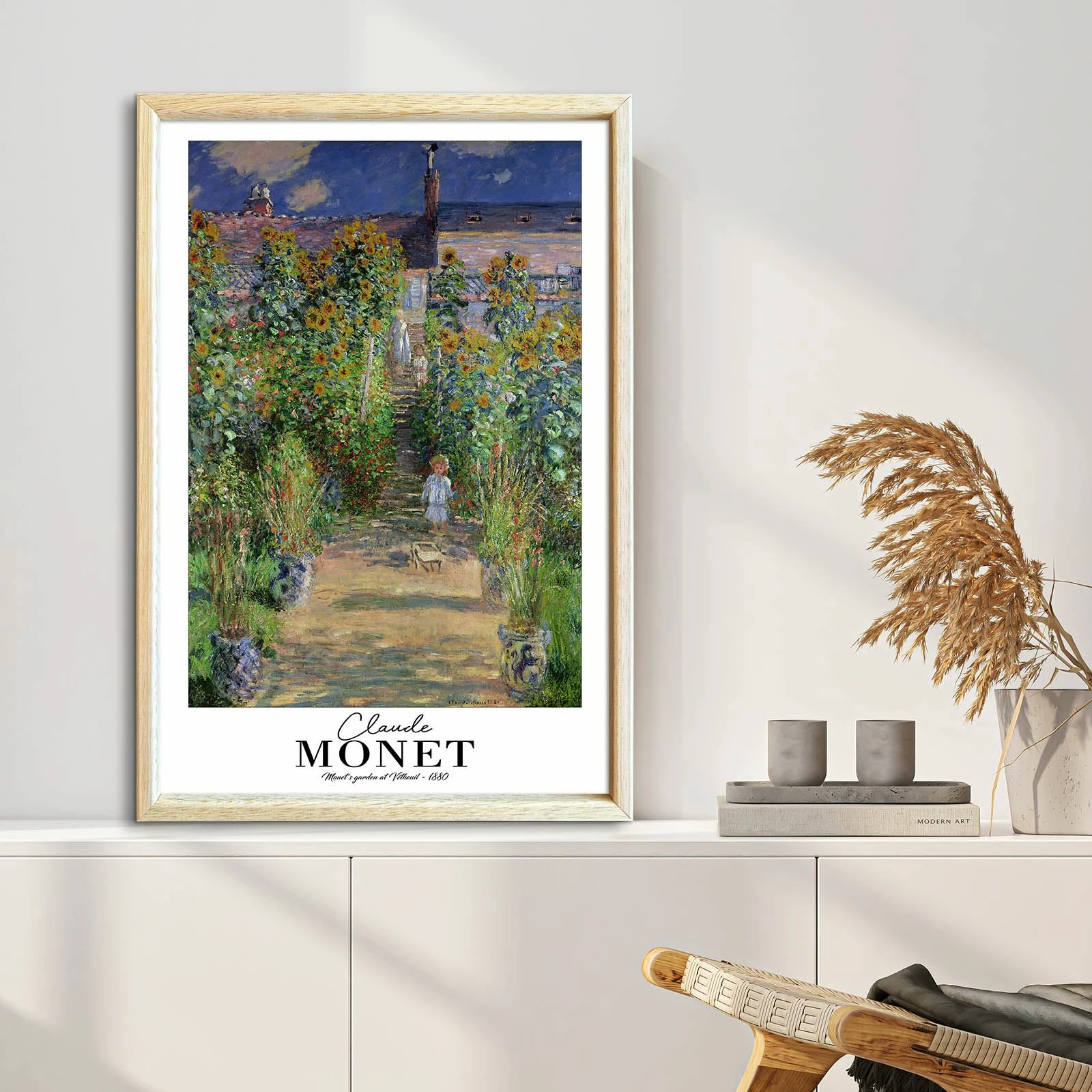 Pikturë dekorative me kornizë Wallity, 4262AHSMONET-014