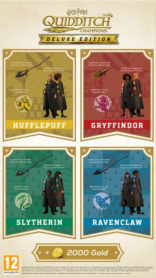 Video lojë Warner Bros Interactive Harry Potter: Quidditch Champions Deluxe Edition për PlayStation 4