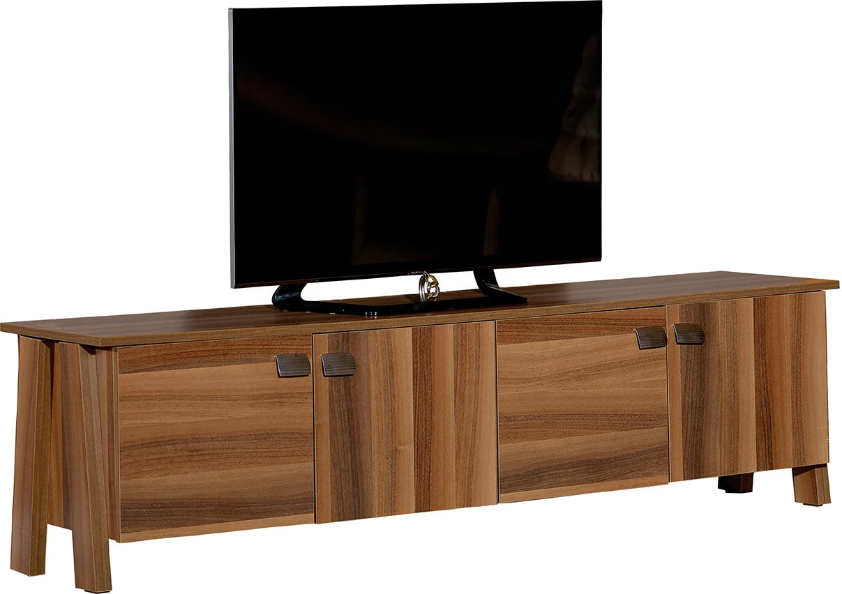 Komodë TV Story 4, ngjyrë kafe, Hanah Home