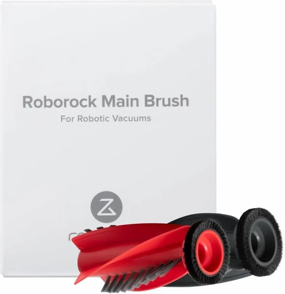 Furçë kryesore Roborock DuoDivide për robot fshesë me korent, kompatibile me Qrevo Curv / Qrevo Curv 5A1 / Qrevo 5AE / Qrevo Edge 5V1 / Saros 10R, kuqe/zezë, 1 copë