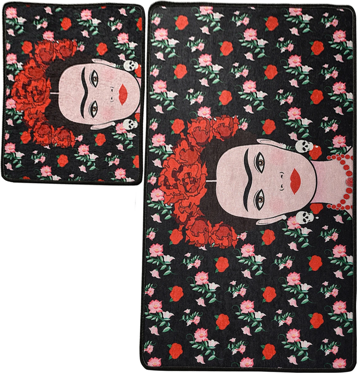 Set tapetash për banjo (2 copë), Mijölnir Frida, e zezë