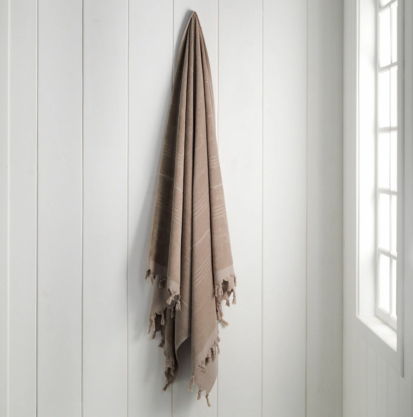 Peshqir plazhi Fouta, Mijölnir, Monaco, ngjyrë bezhë