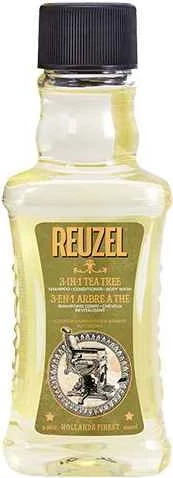 Shampon + balsam + xhel dushi 3n1 Reuzel Tea Tree për meshkuj, 100ml