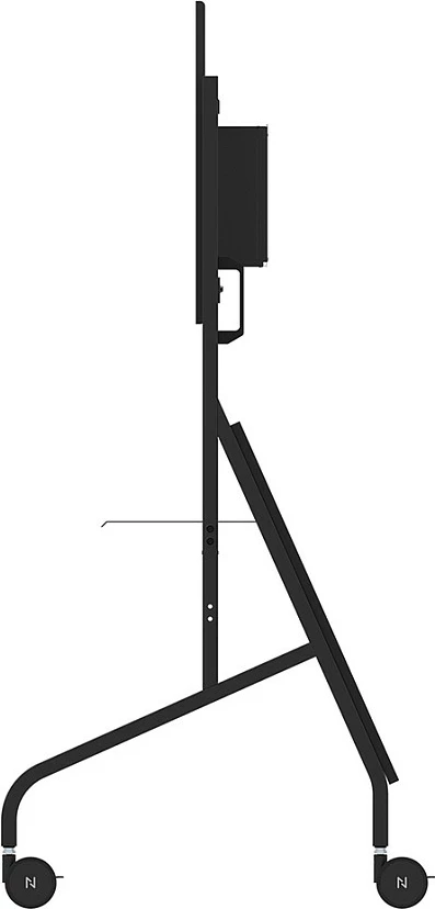 Karrocë mobile për TV/ekran Newstar Neomounts FL50-575BL1 MOVE Go XL, për 65"+, 125 kg, e zezë